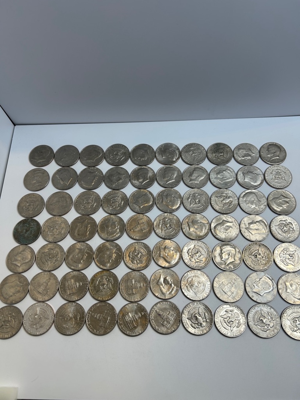 Large Estate Sale Kennedy Half Dollars Coin Lot Face Value $35 Coin Collection
